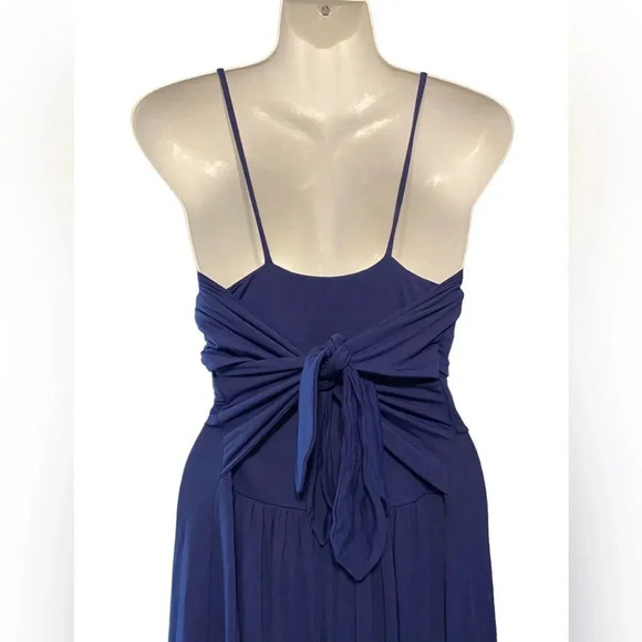 Susana Monaco Blue Jersey Jumpsuit - Picture 4 of 8